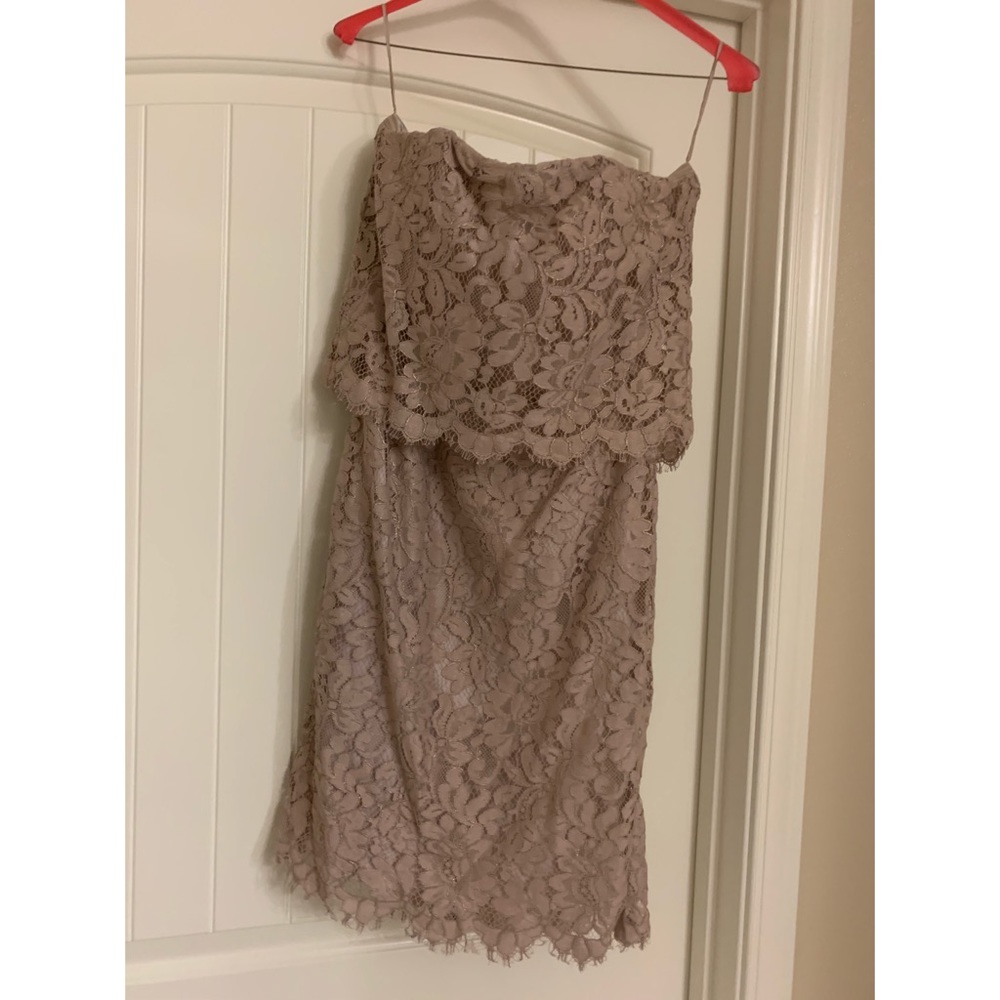 Revolve, strapless dress